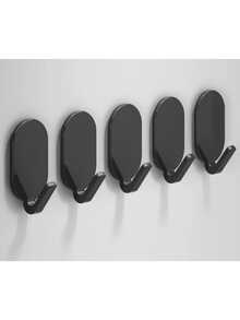 10pcs Strong No Drill Plastic Wall Hooks, Suitable For Kitchen, Bathroom, Bedroom To Hang Towels, Coats, Keys, Bags, Etc. Universal For Kitchen And Bathroom, Also Suitable For Mother's Day, Valentine's Day, Jewelry Packaging, Holiday Party, Holiday Supplies, Home Decor, New Year, Halloween, Christmas, Wedding, Best Gift Choice For New Year - Multicolor - View 6