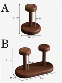 1pc Bamboo Desktop Cup Holder, Desktop Storage Organizer Rack, Suitable For Storing Various Cups, Great For Home, Office, Meeting Room And Other Occasions - Brown - View 4
