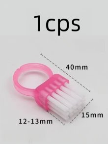 1/2支装新款迷你戒指刷 | 除尘刷 | 美甲刷 | 指扣刷 | 指甲扫刷 | 美甲工具 - 彩色 - 查看 16