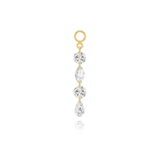 1 chiếc khuyên tai tua rua đơn hàng mạ vàng bạc 925 cao cấp, ít gây dị ứng, thích hợp cho nữ và bé gái đeo hàng ngày, quà tặng Ngày của Mẹ, quà cưới. - Bạc - Xem 6