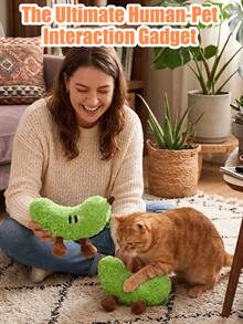 1pc Cat Toys,Catnip Sound Fabric, Happy Cat In The Game,Nteractive Props, Fruit Series, For Self-Entertainment And Entertainment, Suitable For All Of Cats And Dogs, Soft And Comfortable, Satisfying Pets' Curiosity, Reducing Pets' Anxiety And Stress - Multicolor - View 7