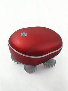 Masajeador de cuero cabelludo portátil de silicona USB, con 4 garras de masaje desmontables, 3 modos ajustables, herramienta de masaje corporal de relajación profunda, cepillo de masaje para rascar el cuero cabelludo, masajeador para gatos/perros - Multicolor - Ver 15