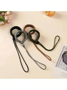 1/2 Adjustable Wrist Strap, Anti-Lost Device, Multifunctional Wrist Strap, Pet Leash, Universal Woven Nylon Rope Suitable For Camera, Retractable Anti-Drop Small Dog Leash, Durable Pet Leash, Suitable For Outdoor Activities, Travel, Pet Walking, Outdoor Survival, Suitable For Small, Medium And Large Dogs - Multicolor - View 5