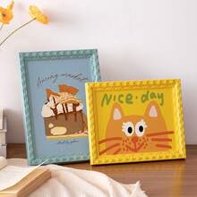 Dopamine French Photo Frame Children's Picture Frame 6-Inch New Advanced Ins Style Color For School Rooms And Dormitories And Other Decorative Photo Frames - Multicolor - View 6