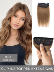 1片无缝隐形发根垫，蓬松丰盈假发片，女士适用 - 彩色 - 查看 27