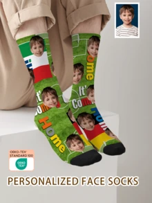 1 Đôi tất in hình mặt theo yêu cầu, tất in ảnh theo yêu cầu, tất in hình tùy chỉnh, tất in hình mặt hài hước cá nhân hóa, tất in hình theo yêu cầu, in bất kỳ khuôn mặt nào lên tất, quà tặng kỷ niệm, quà tặng Valentine, quà tặng sinh nhật, quà tặng đám cưới, quà tặng Ngày của Mẹ, quà tặng Ngày của Cha, quà tặng bạn thân - Nhiều màu - Xem 2