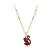 Collar con colgante de cisne de Swarovski para mujer - Rojo 5677599 - Ver 4