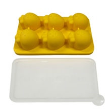 6格硅胶冰格模具，按压式不粘冰格托盘，动物造型冰格模具，家用娱乐 - 彩色 - 查看 12