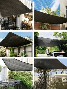 This High-Density Polyethylene Sunshade Net Provides Excellent Sun Protection. As An Outdoor Sunshade Net, It Can Effectively Reduce The Perceived Temperature. As A Plant Sunshade Net, It Can Prevent Leaf Scald. Its Good Shading Performance Also Makes It Suitable For Use As A Privacy Fence. - Multicolor - View 9