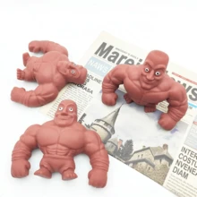 Nouveau bâton en bois homme musclé Squishy transformable, jouet créatif de bâton en bois pour soulager le stress - Multicolore - Voir 4