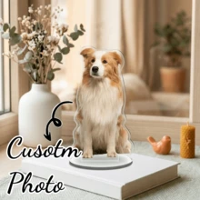 Customized Acrylic Dog Figurine, Customized Photo Frame, Home Decor, Souvenir, Reusable, Cute, High Quality, Birthday Gift, Wedding Anniversary, Graduation Memento, Multifunctional, Adjustable, Decorative, Reusable, Exquisite, Adorable, High-Quality, Modern, Colorful, Cute - Multicolor - View 11