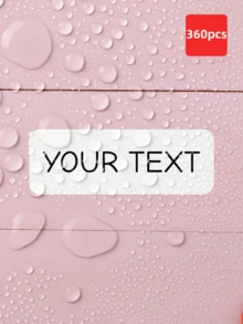 1-360pcs Customizable Name Labels & Personalized Stickers: Waterproof, Oil-Resistant, High Adhesive Strength, No Sticky Residue After Removal - Multicolor - View 13