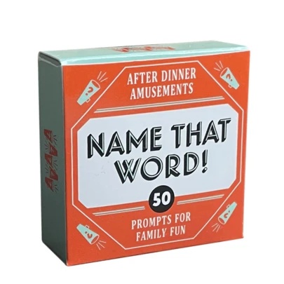家庭聚会游戏——猜词游戏！50张趣味描述和猜词卡片，测试你的词汇量和沟通技巧，非常适合2人及以上玩家的游戏之夜。