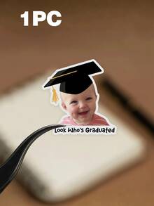 Stiker Foto Kustom, Stiker Desain Foto dan Teks yang Dipersonalisasi, Stiker Wisuda, Dekorasi Pesta, Stiker Wisuda Kustom, Stiker Mug Foto yang Dipersonalisasi (Dengan Topi Wisuda), Dekorasi Pesta Wisuda DIY, Stiker Mug Kopi Es, Stiker Kreatif (Cocok untuk Lulusan Angkatan 2026) - Aneka warna 6 - View 21