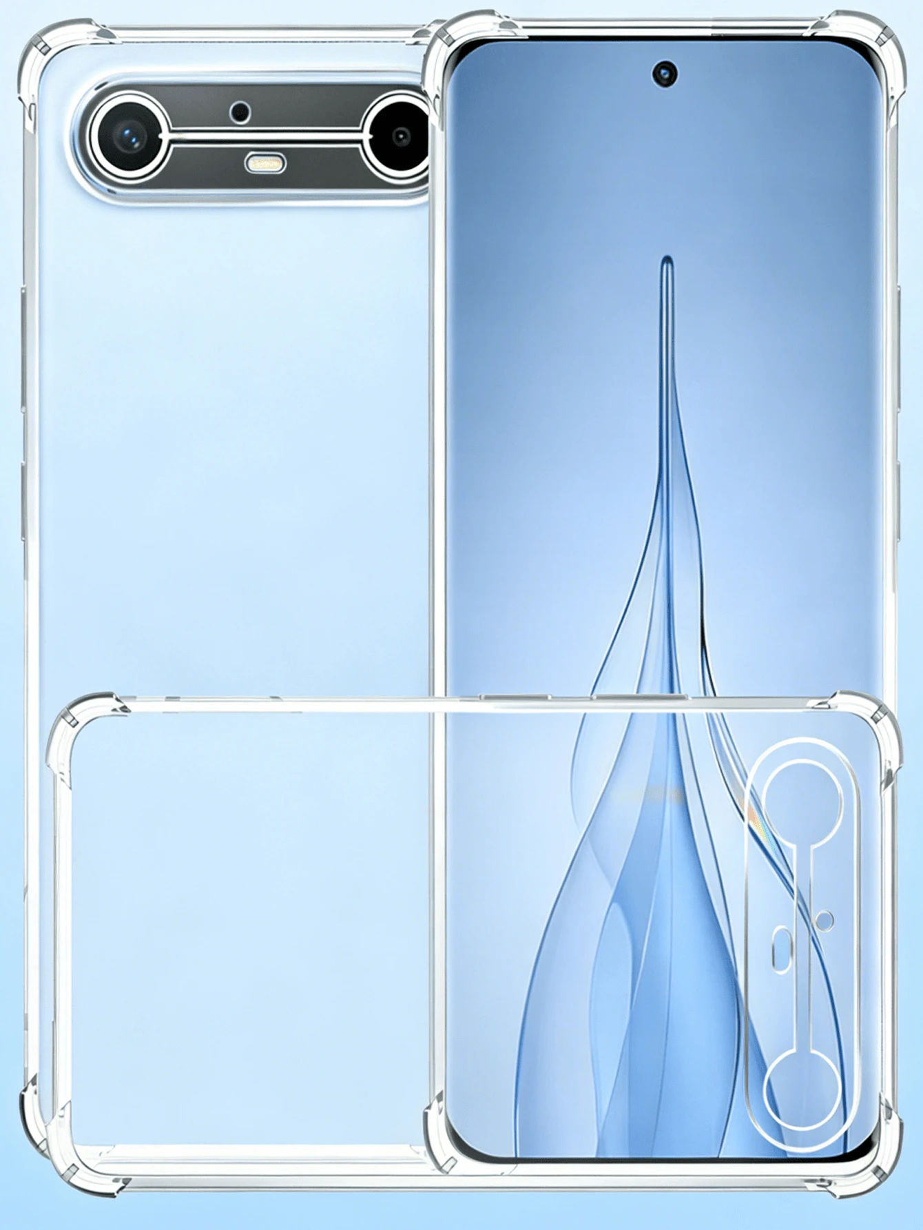 升级版透明保护壳，适用于川音系列手机，1.5mm气垫环绕保护，有效避免日常磕碰，防黄变、防指纹、防油污，超薄轻巧，保留手机原有手感，不影响手机任何功能，支持无线充电，也是绝佳的手机配件和礼品之选。 - 無色 - 查看 1