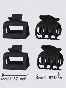 4 kẹp tóc màu đen mờ, phù hợp với tóc mỏng hoặc dày, kích thước nhỏ, kẹp chắc chắn, chống trơn trượt, phụ kiện tóc phù hợp cho phụ nữ và bé gái. Phụ kiện tóc cho phụ nữ, mùa thu, du lịch, dụng cụ làm tóc, phụ kiện nữ, đồ dùng tóc, mùa thu, phụ kiện tóc nữ, dụng cụ làm tóc, đồ dùng tóc, đồ dùng, phụ kiện làm đẹp, quà tặng, du lịch, quà tặng cho phụ nữ, đồ dùng tóc, quà nhét tất, quà nhét tất, quà nhét tất cho phụ nữ, quà nhét tất cho phụ nữ, quà tặng, quà tặng, quà nhét tất, quà tặng cho phụ nữ, quà tặng, quà nhét tất cho người lớn, quà nhét tất cho người lớn, đồ dùng tóc, phụ kiện nữ, quà nhét tất, phụ kiện tóc tuổi mới lớn, phụ kiện tóc, ý tưởng quà tặng cho phụ nữ, quà nhét tất làm đẹp, quà tặng cho phụ nữ, kẹp tóc càng cua thanh lịch. - màu đen - Xem 3