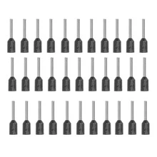 1000Pcs Ferrule 22AWG Insulated Crimping Wire Terminal Set Kit For Equipment E0508 - 黑色 - 查看 4