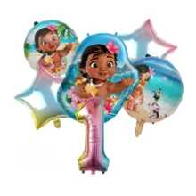 Ramo de globos de cumpleaños, globos de papel de aluminio para bebé, globos de estrellas en degradado rosa y azul y globos con números del 0 al 9, adecuados para la decoración de fiestas de cumpleaños - Como se muestra en la figura - Ver 15