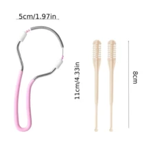 Bộ 3 món dụng cụ tẩy lông mặt, thiết bị tẩy lông mặt, dao cạo mặt làm đẹp tinh tế, dụng cụ tẩy lông lò xo, dụng cụ tẩy lông môi cho nữ, dụng cụ tẩy lông mặt, dụng cụ tẩy lông môi, tẩy lông mặt và cơ thể - 1 - Xem 2