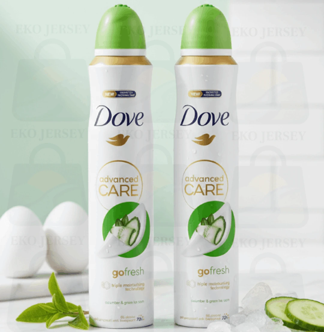 Dove Advanced Care Go Fresh Cucumber & Green Tea Deodorant Spray 250ml Pack Of 2 - Multi Scents - View 1
