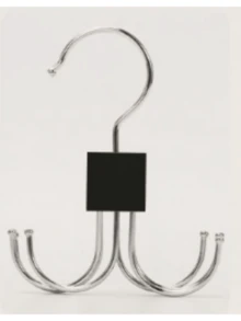 6 pièces Porte-ceinture pivotant pour armoire, organisateur pivotant à 360° pour ceintures, soutiens-gorge, camisoles, cravates, écharpes, portefeuilles, gain de place, couleur noire, convient pour la salle de bain, la chambre, la cuisine, le jardin, le bureau, le balcon ou d'autres espaces, multifonctionnel - multicolore - Voir 6