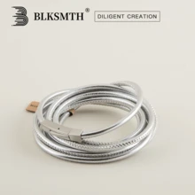 Vòng tay BLKSMTH bằng bạc, kiểu dáng dài, quấn quanh cổ tay, dành cho nữ. - Bạc - Xem 1