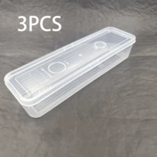 1/3 hộp đựng rau củ hình chữ nhật trong suốt có nắp đậy, hộp sắp xếp tủ lạnh tiết kiệm không gian dùng để đựng rau mùi/hành lá, mì/trứng, thích hợp cho Lễ Tạ ơn, Lễ hội mùa màng, họp mặt gia đình. - Nhiều màu - Xem 15