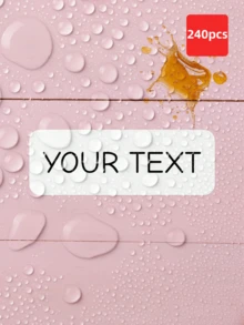 1-360pcs Customizable Name Labels & Personalized Stickers: Waterproof, Oil-Resistant, High Adhesive Strength, No Sticky Residue After Removal - Multicolor - View 32