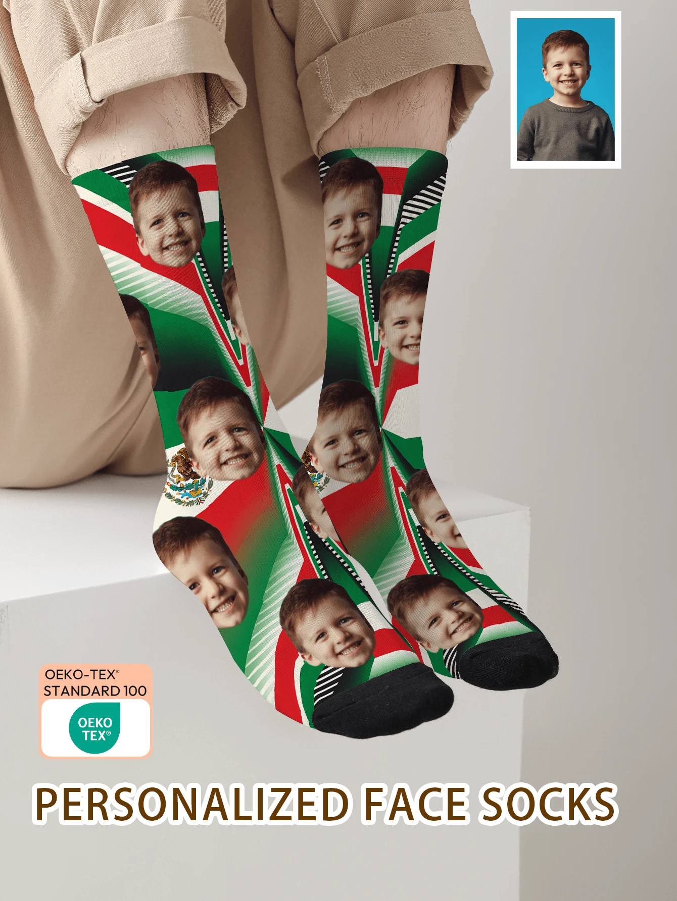 1 Đôi tất in hình mặt theo yêu cầu, tất in ảnh theo yêu cầu, tất in hình tùy chỉnh, tất in hình mặt hài hước cá nhân hóa, tất in hình theo yêu cầu, in bất kỳ khuôn mặt nào lên tất, quà tặng kỷ niệm, quà tặng Valentine, quà tặng sinh nhật, quà tặng đám cưới, quà tặng Ngày của Mẹ, quà tặng Ngày của Cha, quà tặng bạn thân - Nhiều màu - Xem 1