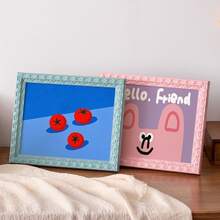 Dopamine French Photo Frame Children's Picture Frame 6-Inch New Advanced Ins Style Color For School Rooms And Dormitories And Other Decorative Photo Frames - Multicolor - View 4