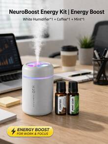 2026 Newly-Upgraded DeepRest Sleep Kit Mini Humidifier With Essential Oils Set – Relaxing Aromatherapy Diffuser For Better Sleep, Stress Relief & Emotional Calm Space – Air Purifier & Odor Eliminator For Home, Office & Car – Refresh Focus With Peppermint Coffee Oils – Lavender Sandalwood Eucalyptus Fragrance Bundle - Mist - Xem 25