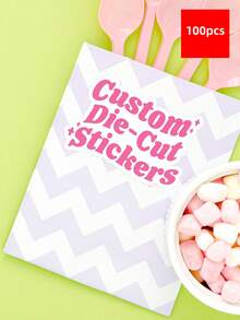 1-100张定制贴纸 - 个性化设计图片、Logo、文字，防水不干胶标签，商务感谢封条贴纸，免熨烫装饰贴纸，高品质独特设计，周年纪念、生日、毕业典礼等场合的完美礼物，厨房、客厅、办公室、茶室装饰防水装饰标签，多种尺寸可选 - 彩色 - 查看 14
