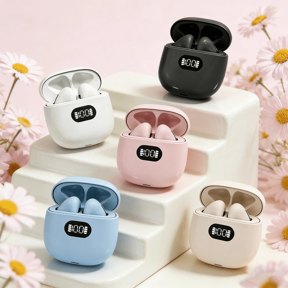 TWS蓝牙耳机 LED显示屏 运动耳塞 降噪立体声耳机 - 查看 1