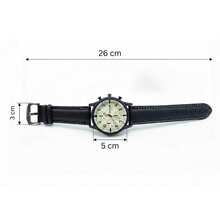 Reloj Deportivo para Hombre con Cronógrafo Analógico Diseño Moderno Elegante Correa de Silicona Bicolor Estilo Ejecutivo y Casual Resistente Uso Diario y Oficina HYF-A222 - /*Cafetería - Ver 5