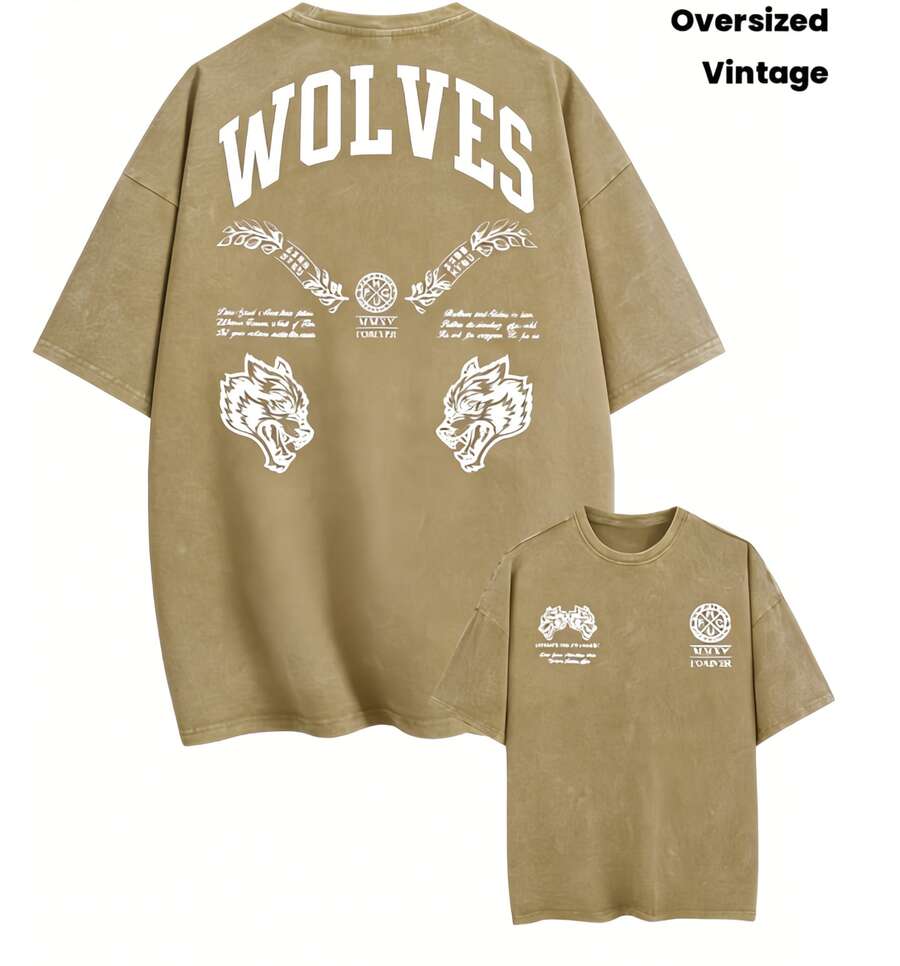 2026Darc Wolf Costume Retro Washed Men's T-Shirt, Perfect For Fitness And Weight Training, Loose-Fitting Summer Gym T-Shirt, Featuring 3D DesignDarc Sports Design Looseandcomfortable,Casualandeasy-Goin,Whitetops,Valentinesdayoutfit,Mardigras,Summertops,Clearancesaleforwomen,Valentineoutfitsforwomen,Womentops, Fairycore, , Outfitselegantdewoman - Cà phê nâu - Xem 1