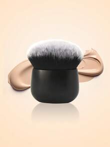 YZIMENG Juego de 11 piezas de brochas de maquillaje profesionales, brochas de maquillaje portátiles para viajes, juego de 4 piezas de herramientas de maquillaje multifunción de doble cara + brocha grande para base, brocha para loción corporal + 6 esponjas de maquillaje de diferentes formas, que incluyen brocha para base, brocha para rubor, brocha para corrector, brocha para contorno, brocha para nariz, brocha para sombra de ojos, brocha para iluminador, esenciales para uso en casa o de viaje, accesorios de belleza y artículos de maquillaje indispensables, idea de regalo maravillosa - Negro - Ver 7