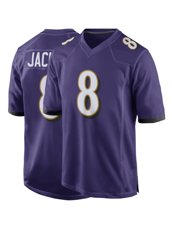 Men's Athletic Short-Sleeved Football Jersey With Embroidered Number 8, Suitable For Sportswear, Machine Washable.