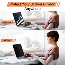 Protescreen 1Pack Privacy Screen For Apple Mac Pro 14"/16" (2021-2026) & Air 15" (2023-2026) Removable Anti-Glare Blue Light Filter With Camera Cover, Anti-Spy Laptop Screen Protector For Apple Laptop - View 6