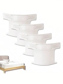 4 kẹp giữ ga trải giường điều chỉnh được, loại kẹp chống trượt chắc chắn, ngăn ngừa trượt và xê dịch, thích hợp cho giường ngủ, sử dụng trong gia đình. - A-trắng - Xem 7