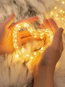 1 pièce Guirlande lumineuse rideau fleur de cerisier conte de fées, guirlande décorative pour chambre, convient pour chambre d'enfant, salon/chambre, décoration de meubles et fête d'anniversaire, mariage, Noël, vacances et fournitures de fête, Nouvel An, Ramadan, rideau, cheminée, escaliers, éclairage de sapin de Noël, crée une atmosphère de vacances fraîche, décoration murale à piles, utilisation toute l'année (piles non incluses) - Multicolore - Voir 17