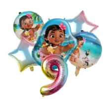 Ramo de globos de cumpleaños, globos de papel de aluminio para bebé, globos de estrellas en degradado rosa y azul y globos con números del 0 al 9, adecuados para la decoración de fiestas de cumpleaños - Como se muestra en la figura - Ver 11