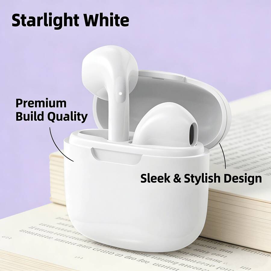 Bluetooth Headphones, Wireless Bluetooth Headphones, Compact And Lightweight, Noise Cancelling Headphones With Microphone, HD Calling, Suitable For Outdoor Camping, Travel, Hiking, Fitness, Outdoor Activities And Hip-Hop Music. Compatible With IPhone 17 And Android Smartphones. - View 1