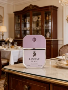 Perfume De Mujer LANERVE SENSE Eau de Parfum 35ML con Notas de Cítricos, Rosa y Vainilla - Perfecto para Reuniones Familiares, Picnics y Noches de Cine - Regalo Ideal para Mujeres en Día de la Madre, Cumpleaños y San Valentín - Fragancia Natural y Persistente - SENTIDO DE LANERVE - Ver 1