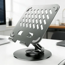 REMAX RM-C60 精工鋁合金旋轉手機支架 —— 折疊便攜，平板手機通用，360°自由旋轉 - 查看 7