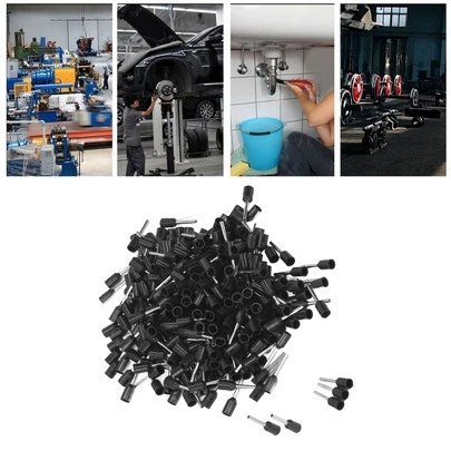 1000Pcs Ferrule 22AWG Insulated Crimping Wire Terminal Set Kit For Equipment E0508