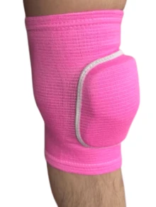 Thick Sponge Knee Pads & Elbow Pads For Dancing, Volleyball, Football, Roller Skating, Outdoor Cycling, Sports Kneeling Protection - Pink - View 3