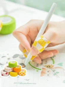 20pcs/10pcs/5pcs Multi-Specification, Random Color, Finger And Wrist Protection Band, Multi-Functional Cartoon Pattern Elastic Bandage, Protects Fingers From Wear And Tear, Suitable For Wrist, Ankle, Surprise Gift For Family And Friends - Multicolor - View 4