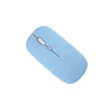 Rechargeable Wireless Mouse With RGB LED, 2.4GHz, Ultra Slim Optical RF-6800C - Azul - Ver 2