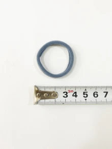 100/50/10pcs Women's 4cm/1.57in All-Match Blue Red Khaki Pink Grey Random Mixed Color High Elasticity Non-Damaging Hair Ties Hair Bands Fashion Versatile Elegant Elegant Minimalist Style Hair Accessories Suitable For Daily Wear, Casual, Party, Commute, Vacation, Face Washing, Bathing, Makeup, Hair Ropes, Matching With Clothing, Jewelry, Headwear - Multicolor - View 6