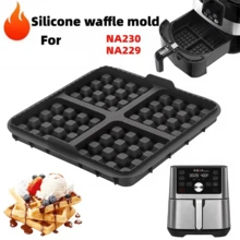 Reusable Air Fryer Waffle Mold, Silicone Waffle Maker Tray For Homemade Breakfast & Desserts - Multicolor - View 10